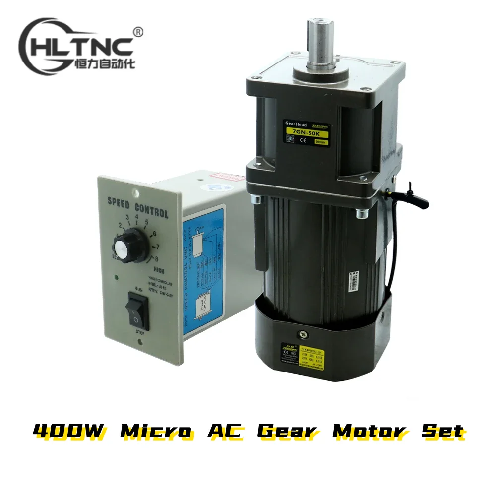 

400W Micro AC Motor 220v 50/60hz Asynchronous Motor Induction Motor Shaft 22mm For Packaging Machine Adjustable speed motor