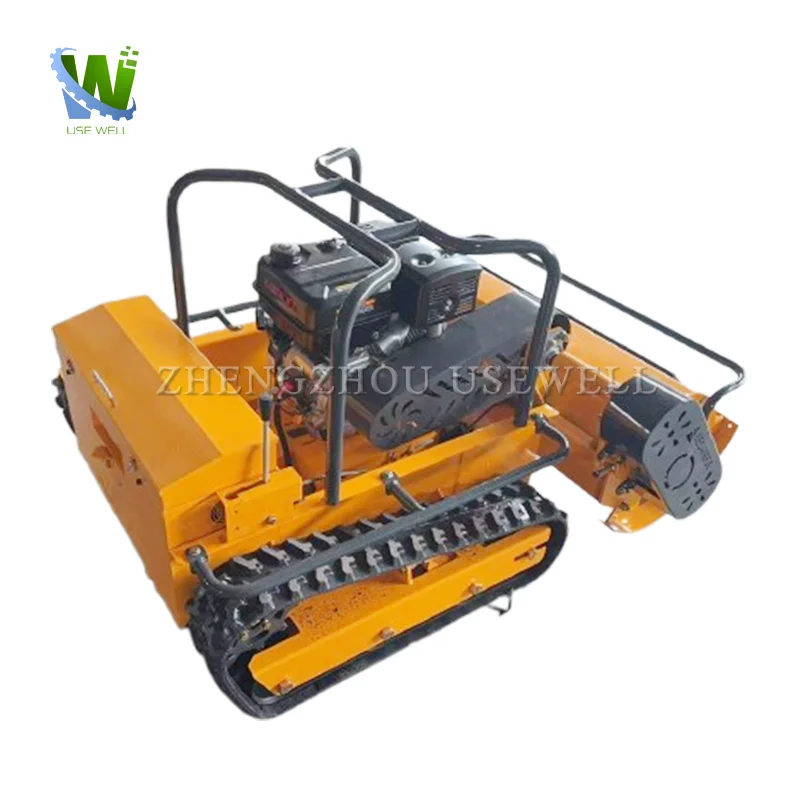 Agricultural 1 Smart Slope Flail Zero Turn Rc Grass Cutter Remote Control Robot Grass Lawn Mower