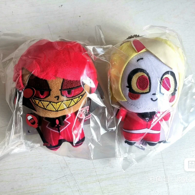 

New 11cm Hazbin Hotel Alastor Vaggie Charlie Morningstar Anime Peripherals Short Plush Stuffed Doll Pendant Pillow Toys Gift