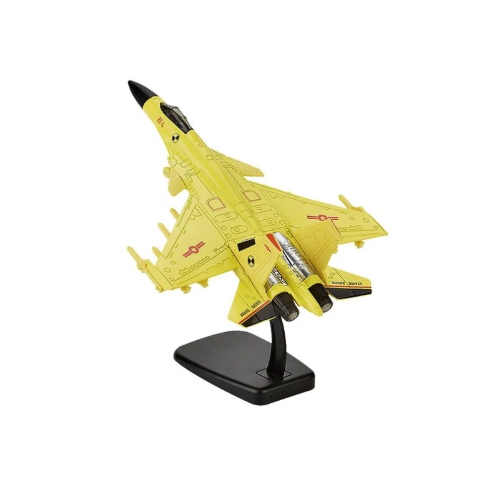 

Cake Topper Diecast Fighter Aircraft with Light Sound F16 F22 F35 Aviao Plane Model Collection Simulation Jet Plane