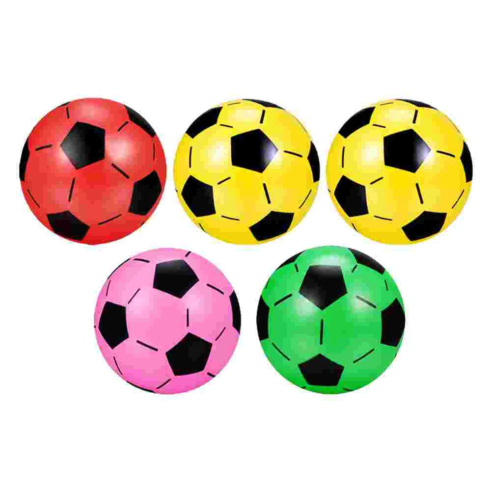 

5 Pcs Sports Inflatable Ball Child Childrens Toys Soccer Plastic Playground Balls Outdoor Playthings