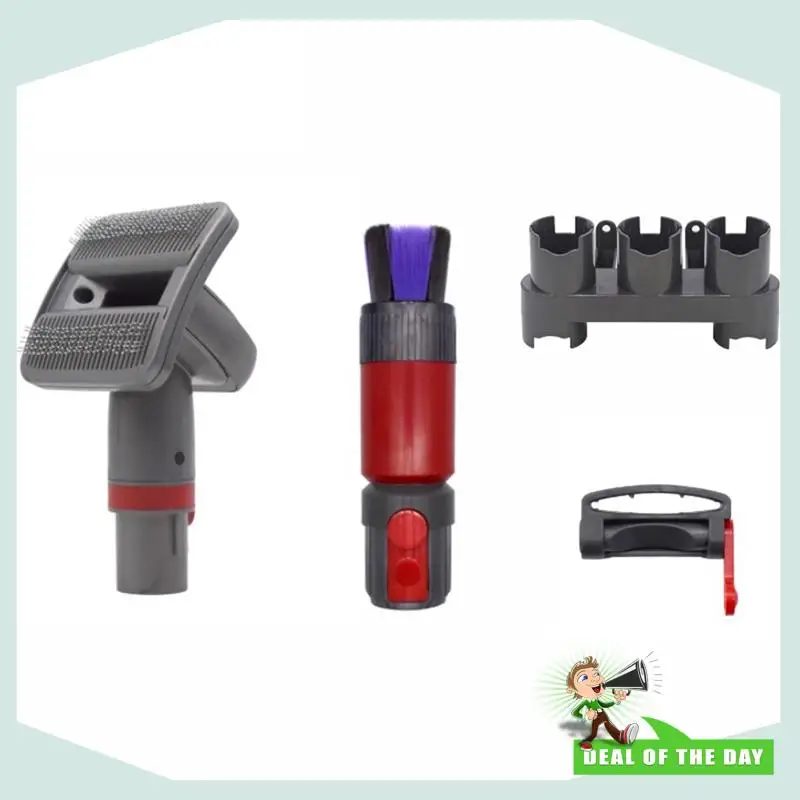 أداة فرشاة للكلاب الأليفة لتوصيل 24 ساعة لـ Dyson GEN5 G5 V15 V12 V11 V10 V8 V7 مرفقات التهيأ مع فرشاة الغبار والحامل