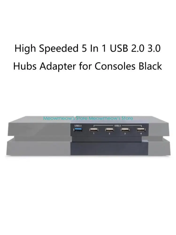 

W91A Multifunction Port USB 2.0 Hubs Extension Adapter 5 Port USB Hubs Expansion