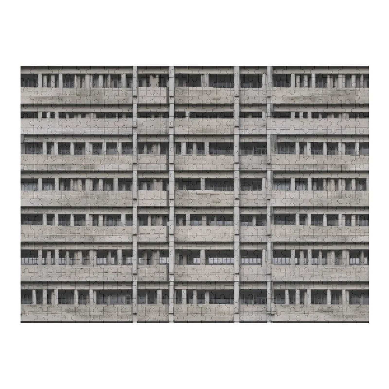 

Concrete Brutalist Architecture Jigsaw Puzzle Personalized Kids Gifts Wood Adults Wood Photo Personalized Custom Puzzle