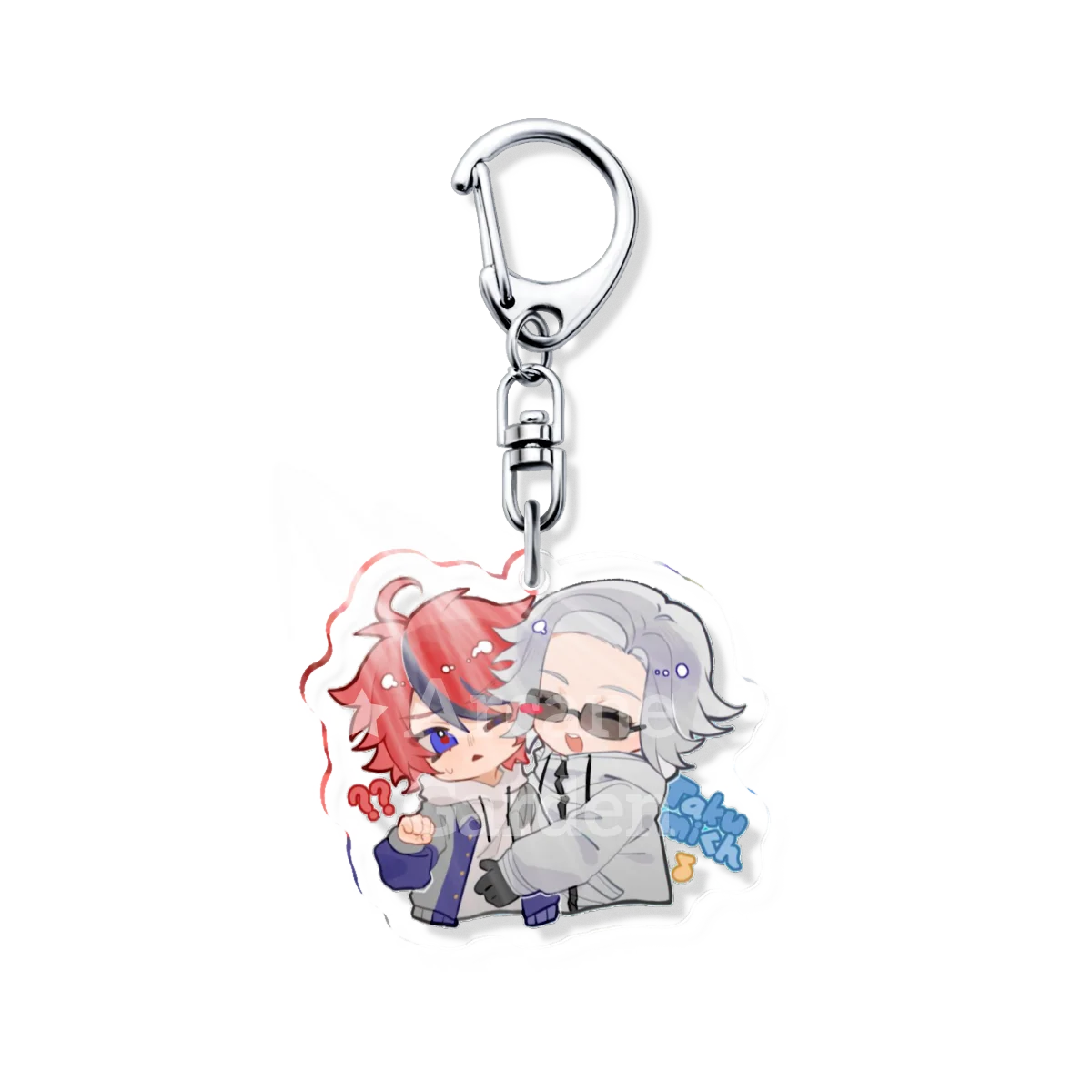 المائة خط أكاديمية الدفاع الأخير سلسلة مفاتيح مصنوعة من الأكريليك زوجين حقيبة سحر قلادة هدية مفتاح سلسلة لطيف تذكارية صديق Kingring #4