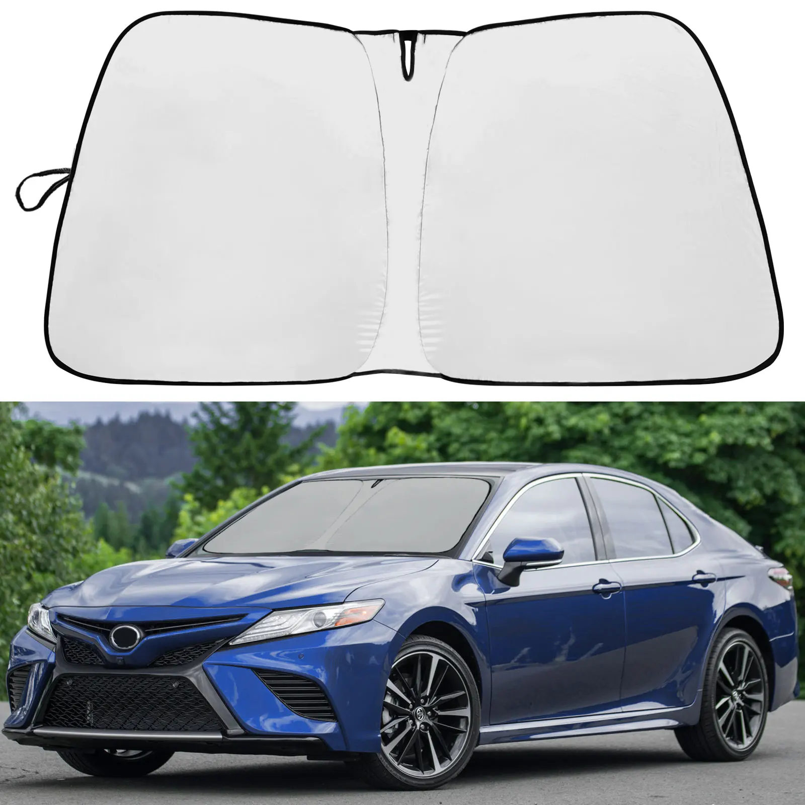 Car Windshield Sunshade Cover for Toyota Camry 2019 2020 2021 2022 2023 Auto Front Window Sun Visor UV Protection Accessories