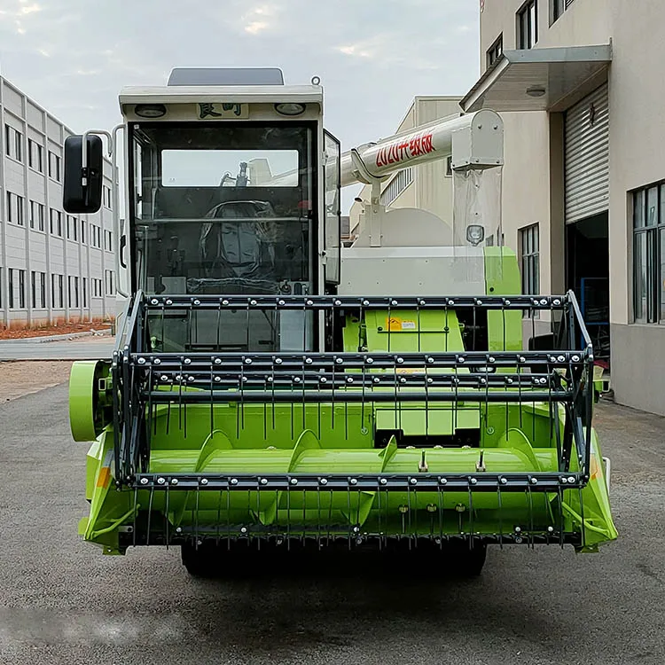Paddy Combine Harvester Water And Mud Resistant Chassis Works Reliably In Continuous Rainy Season Paddy Harvest Environments