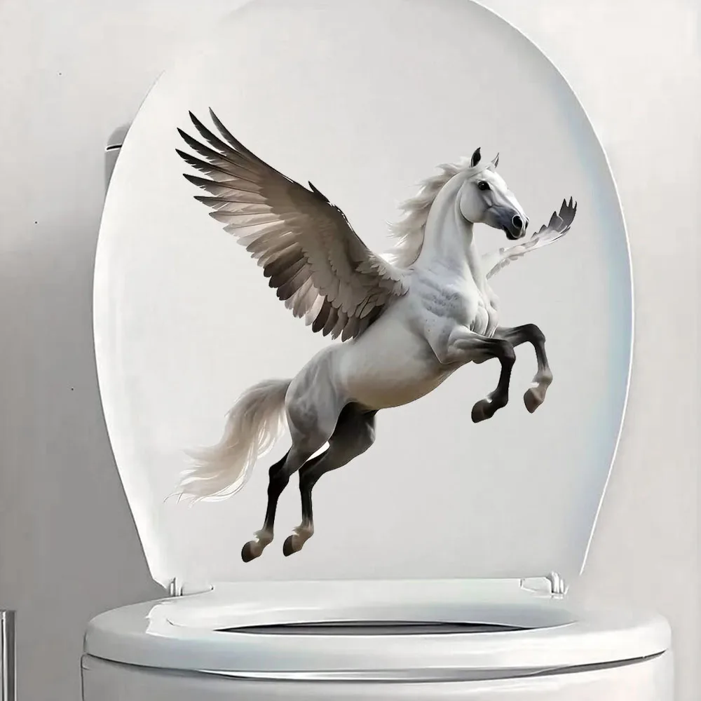 

Flying Pegasus Stickers Decoration for Living Room, Wall, Bedroom, and Home Decor Car Decals Self-Adhesive