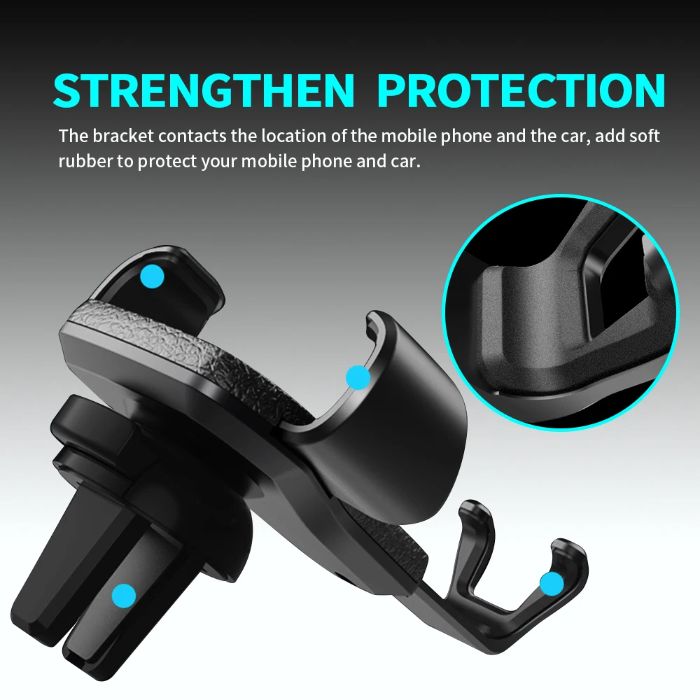 Phone Holder Universal Handle Phone Holder Mobile Shockproof Bracket For Volkswagen VW Golf 4 6 7 GTI Tiguan Passat B5 B6 Caddy