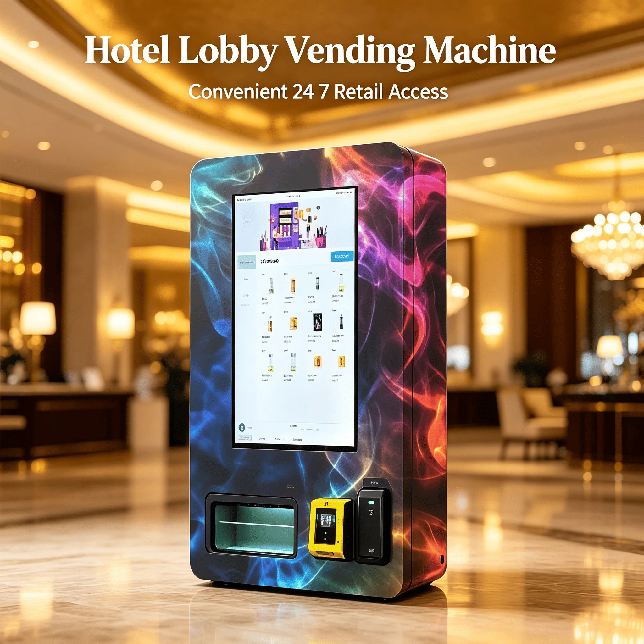 Tcg Game Card Vending Machine Compact Wall Retail Kiosk Automated Merchandise Vending Unit for Pub Lounge Drinks Snacks Custom