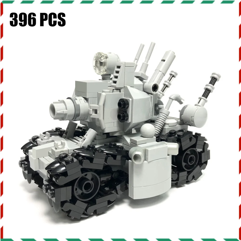 

Military Slug Tank Super Vehicle 001 Building Blocks Model Kit DIY Educational Toys Assembly Bricks War Game Gift for Boys Adult