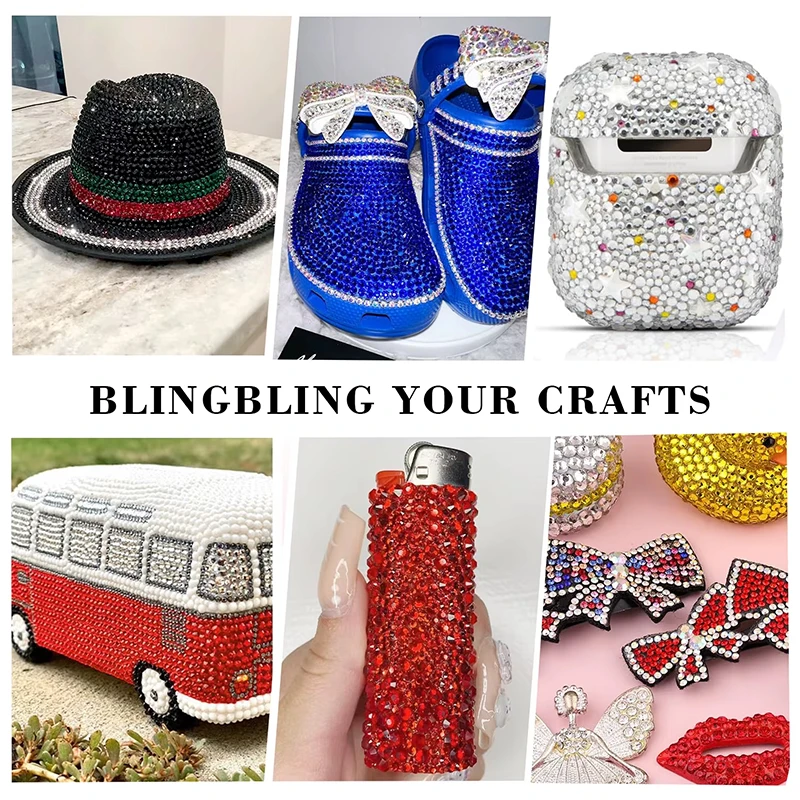 Billow Großhandel 2088 Glitzer-Saphirglas, 16 Schnitte, nicht Hotfix-Strasssteine, zum Aufkleben, für DIY-Nagelkunst-Dekorationen – Detail 17