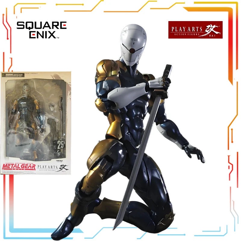 スクウェア・エニックスオリジナルプレイアーツ修正済み完成可動人形シリーズメタルギアアニメアクションフィギュアモデルおもちゃギフト男の子向け