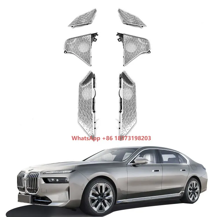 

For B.M.W 6GT G32 Front and Rear Audio Speaker Cover and Ambient Light Color Silver Popular Design Quality Certification
