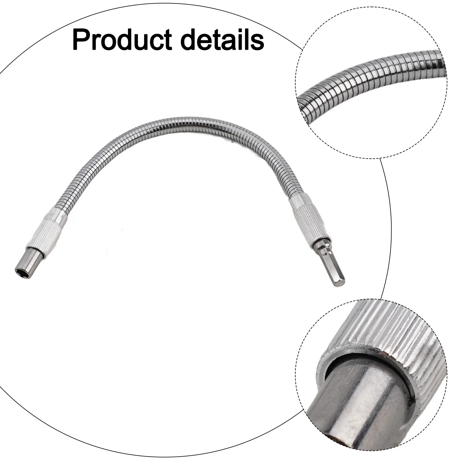 Hexagonal Shank Flexible Drill Bit Extension Flex Shaft Metal For Electric Screwdriver Adapter Holder Connection Extension Rod