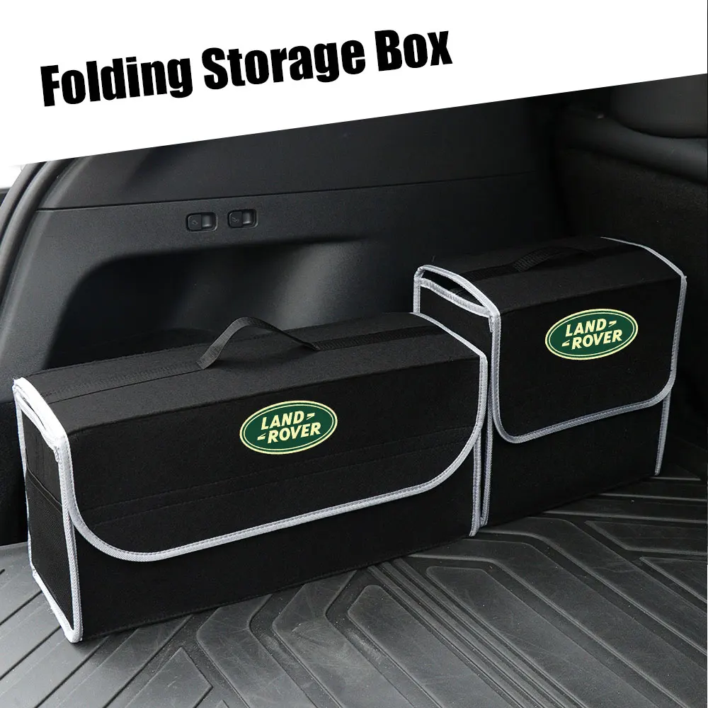 Car Organizer Bag Car Trunk Organizer Anti Slip Compartment Boot Storage Organizer Tool For Land Rover SVR Range Rover Discovery