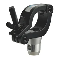 Aluminum Truss Clamp Stage Light Hook Coupler with Half Connector for 50mm Pipe SWL 300KG Moving Head Beam Light