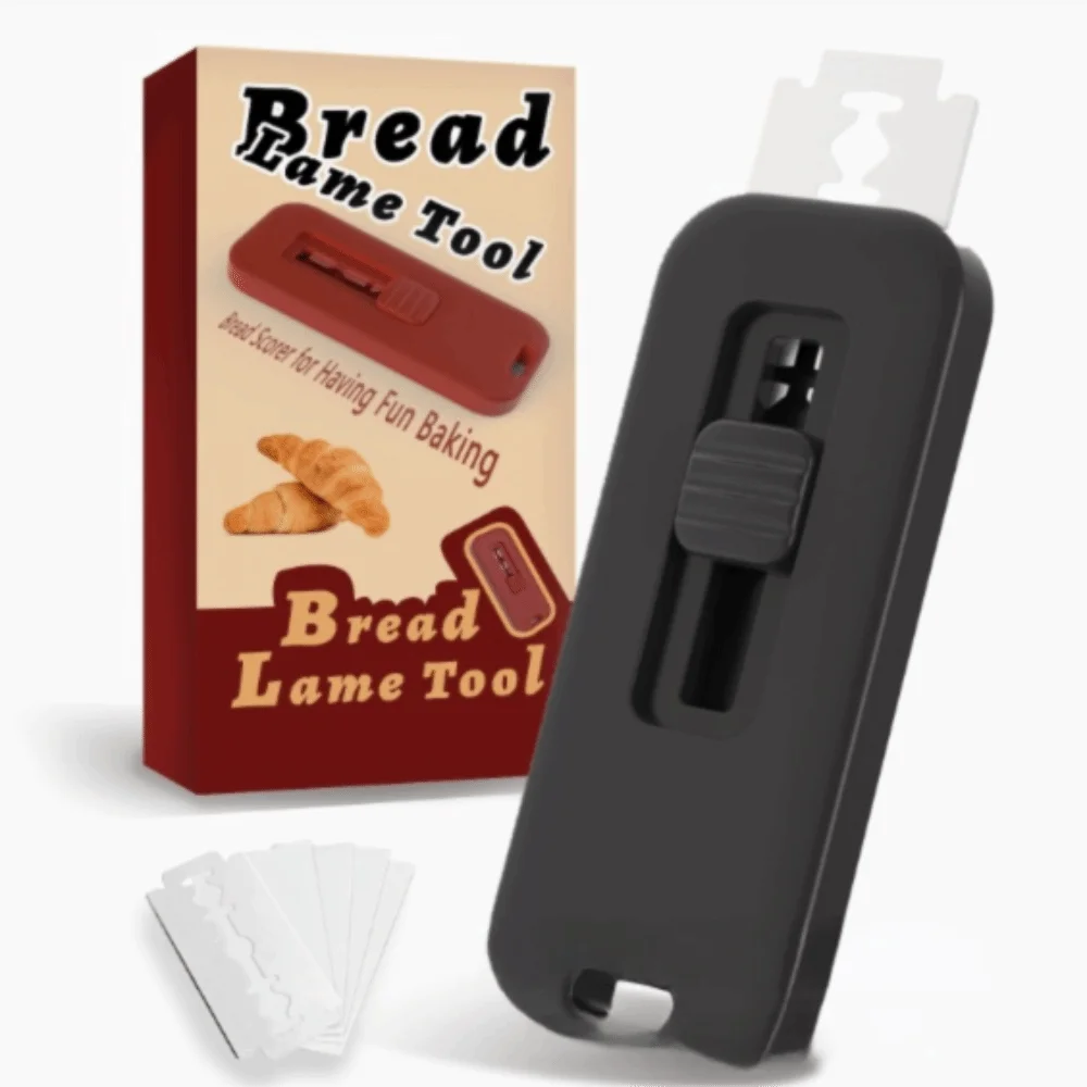 Stainless Steel Part Bread Lame Tool Self-attaching Storage Base ABS Shell Handle Sourdough Baking Accessories