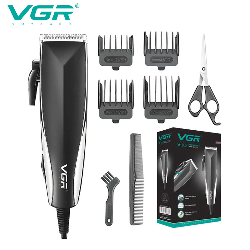 VGR 033 best Professional Hair Clipper Electric Hair Trimmer Hair Cutting Machine for Men