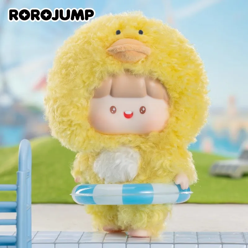 New Authentic Roro Jump City Adventure Series Blind Box Vinyl Face Trendy Toy Bag Pendant Mystery Box Cute Girl'S Birthday Gifts