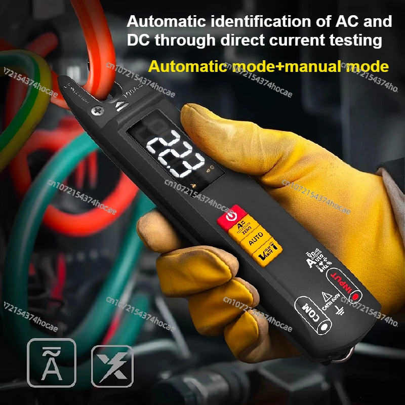 

U-образный многофункциональный мультиметр с инфракрасным измерителем температуры и встроенным тестером сопротивления (тестер-ручка)