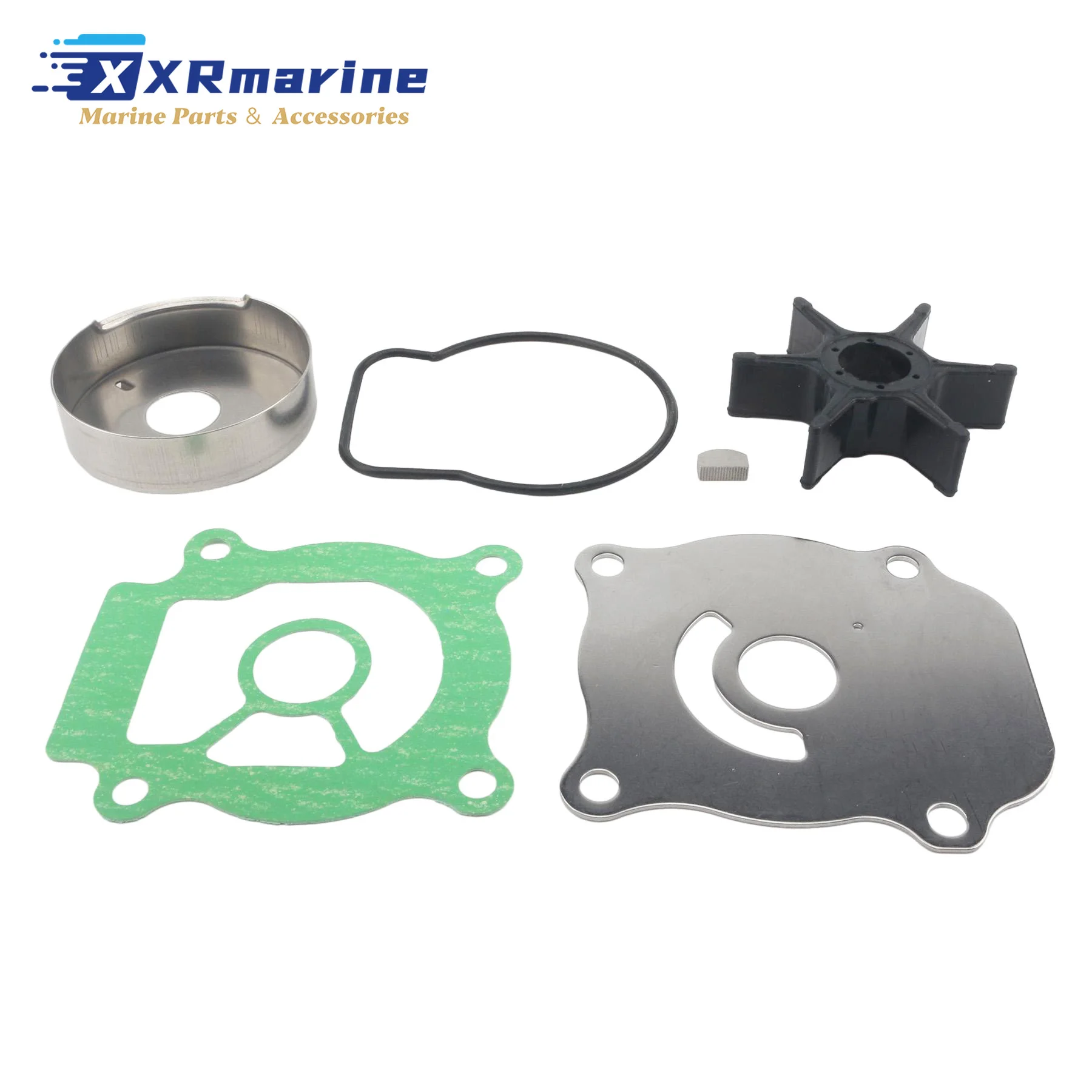 

Water Pump Impeller Repair Kit Compatible with Suzuki 4 Stroke 25HP DF25 V-Twin 2006-2014 Outboard Engines Replacement Models