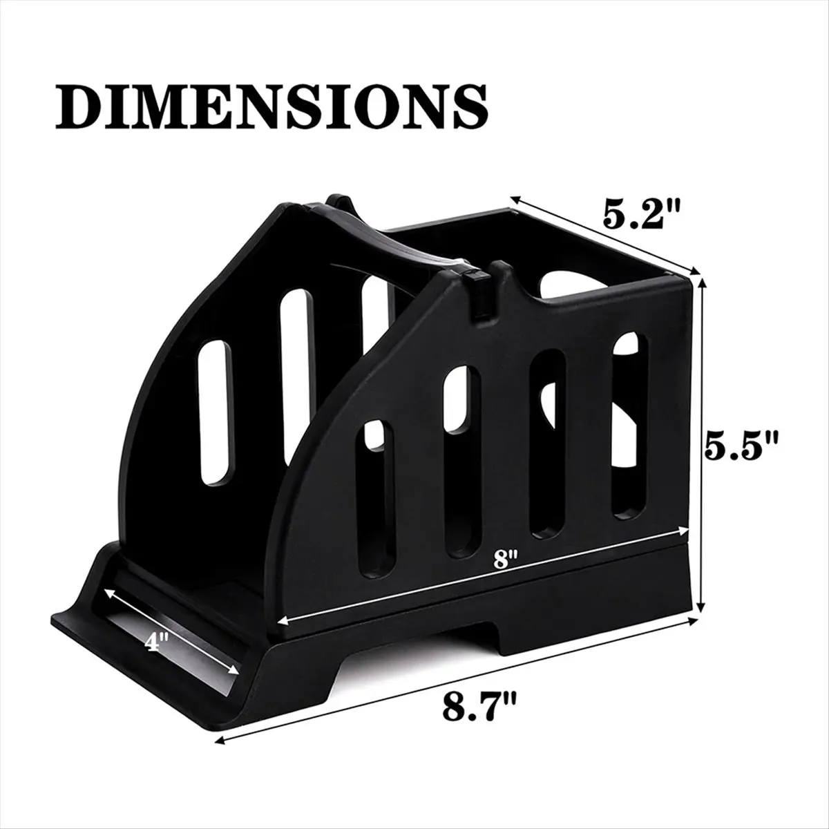 2 Pcs Label Roll Holder, Thermal Label Holder for Rolls and Fan-Fold Labels, Desktop Label Printer Accessory