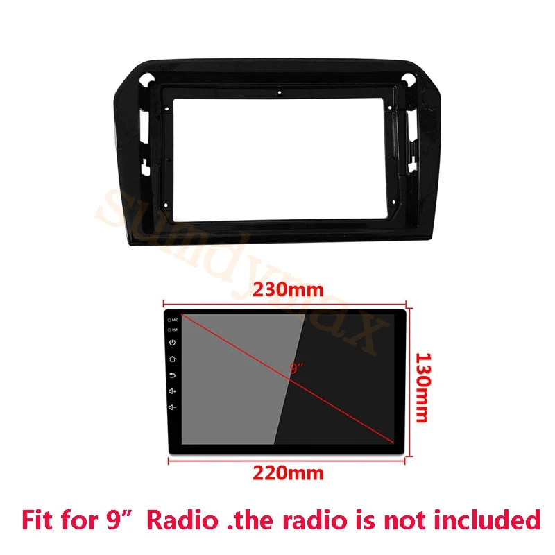

9-дюймовый автомобильный радиоприемник для VOLKSWAGEN VW Jetta 2013 2014-2017 DVD стерео рамка пластина адаптер монтажная панель установки