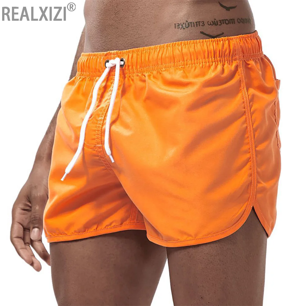 Men\'s Shorts Beach Swimming Swimsuit Men Short Quick-dry Casual Jogging Surf Loose Sports Shorts for Men Men\'s Clothing