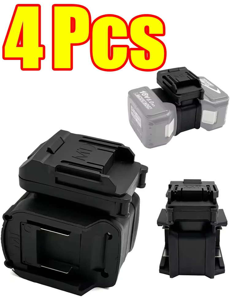 4-1 szt. Adapter/Przejściówka do równoległego połączenia akumulatorów 2w1 do Makita 18V BL1830/1840/1850/1860, akcesorium do wiertarki elektrycznej — 2
