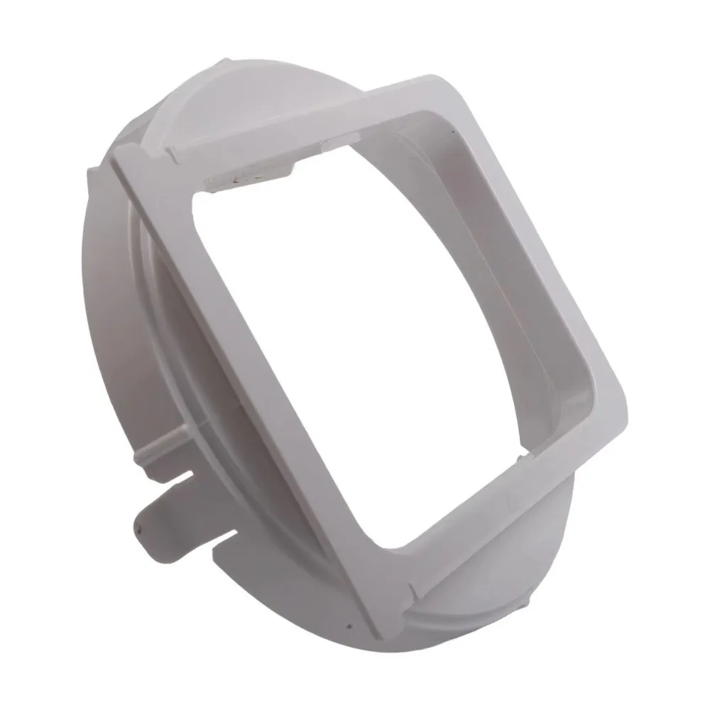Vent Hose Coupler Air Conditioner Hose Connector White Snap-On Structure Exhaust Pipe Clamp Ring Secure Connection PVC
