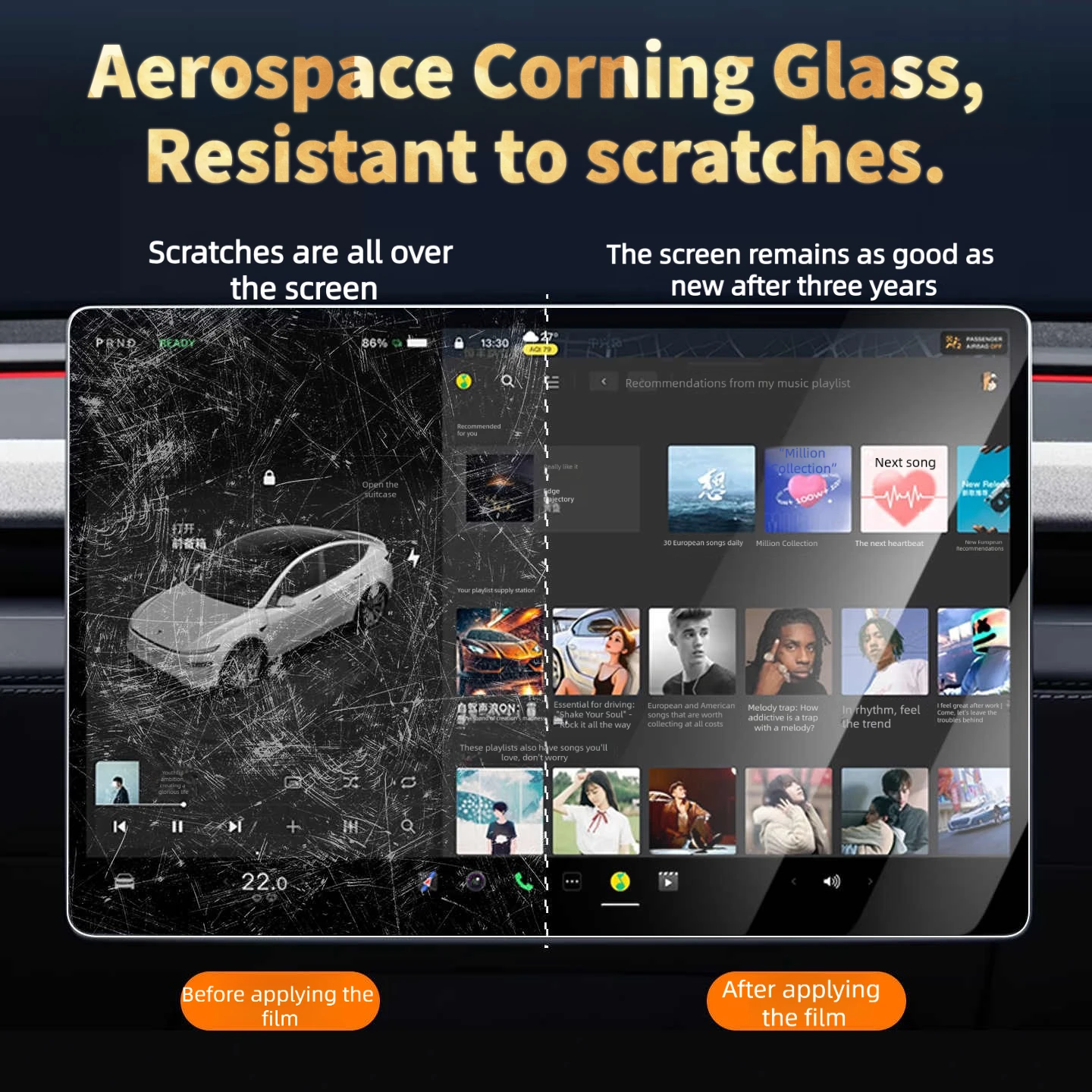 For 2026 Tesla Model Y 15.4/16 - Tempered Glass Screen 9H review and price