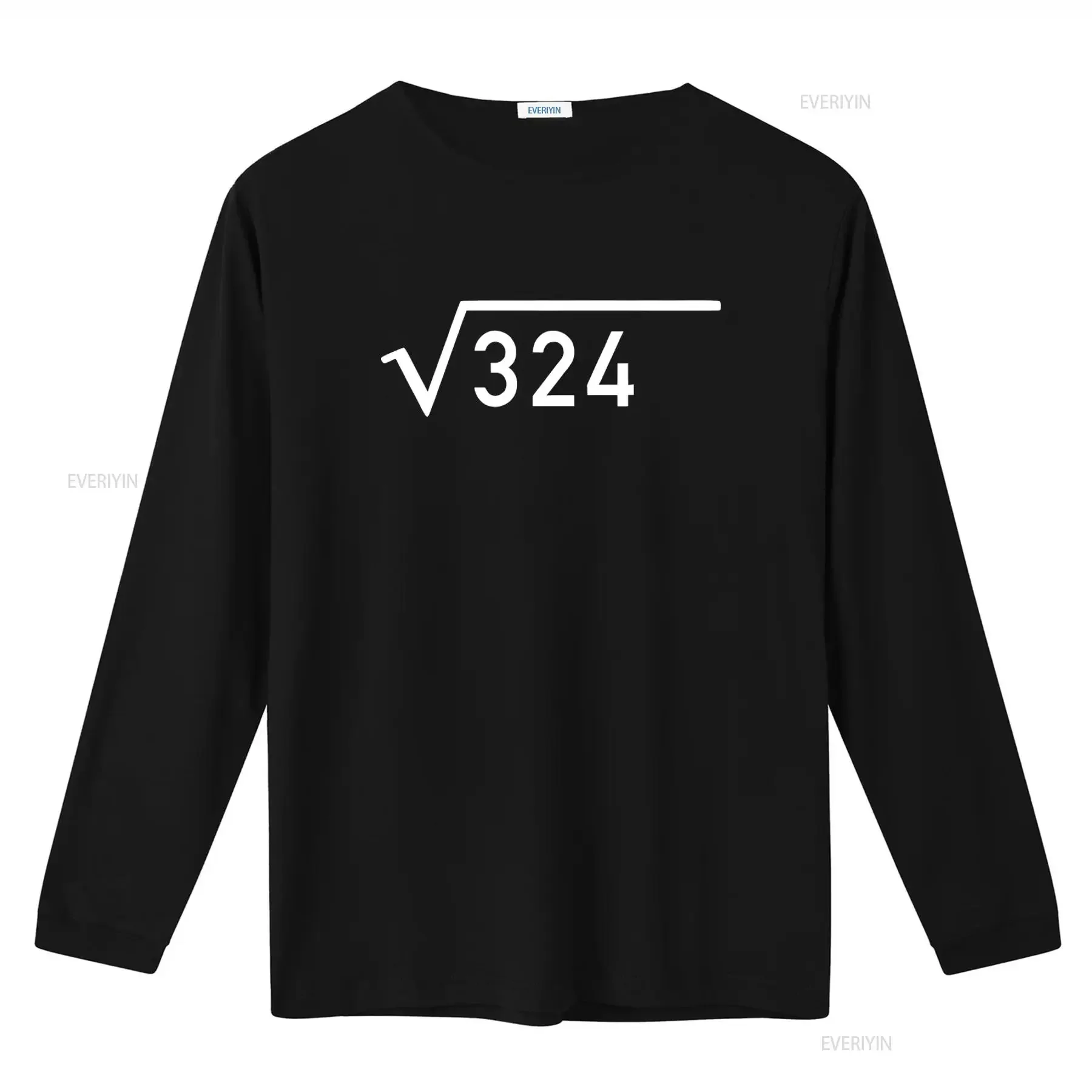 18th Birthday Idea Square Root Math Surprise T Shirt for  vintage Washed Soft Comfortable Versatile Breathable fashion
