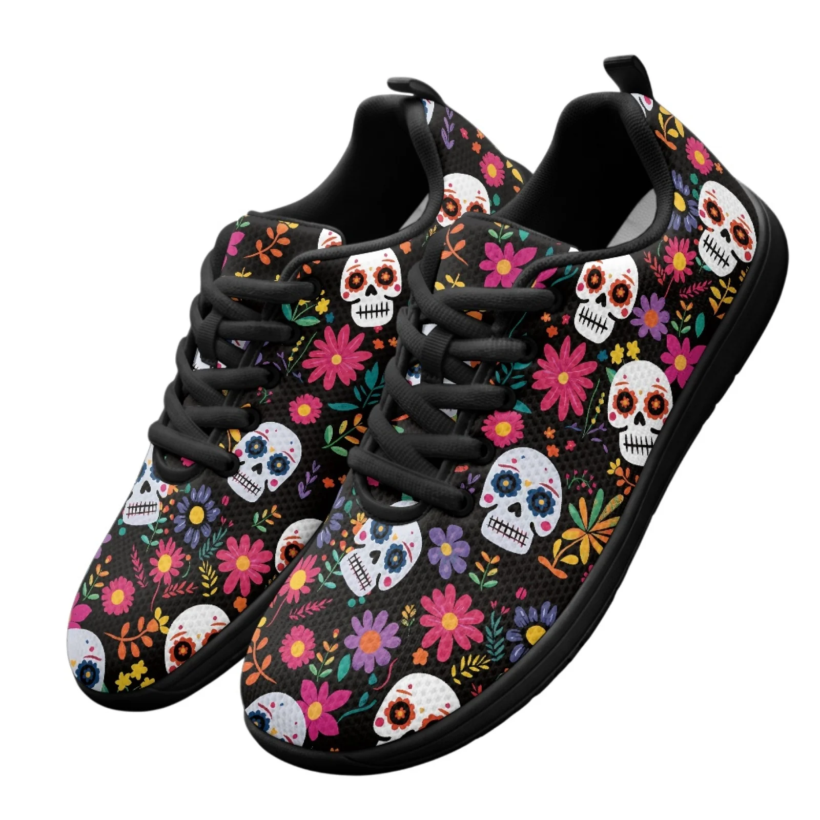 PENSTROLL Skeleton Floral Non Slip Wide Toe Box Shoes for Men Mesh & EVA Mens Wide Width Sneakers Barefoot Sneakers
