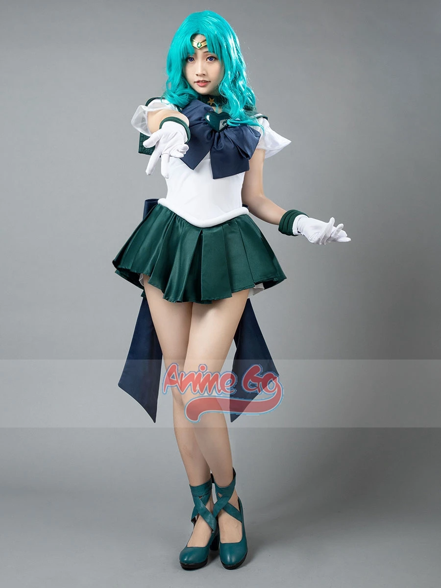 Anime Sailor Super S Film Sailor Neptune Michiru Kaioh Michell Cosplay Costume Women Dress mp001404