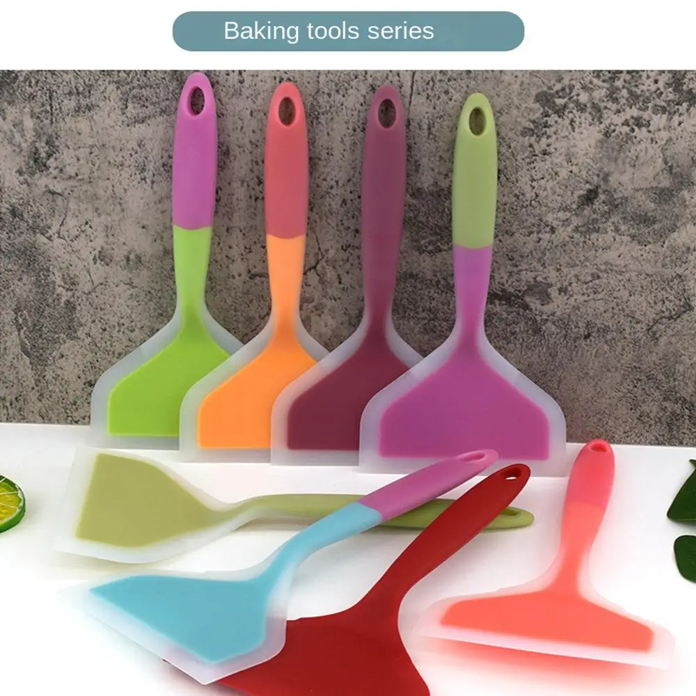 1~8PCS Silicone Spatula Tool Non-stick Shovel Kitchen Utensils Tamagoyaki Turner Omelets Pan Non Stick Turners Food Home Cooking