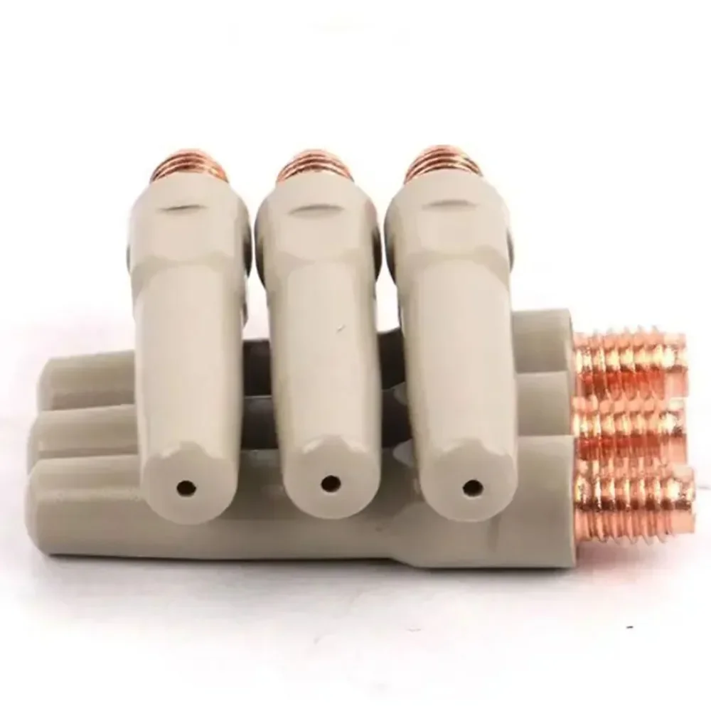 Two Protection Welding Coating Conductive Nozzle Anti Welding Slag Wire Feeding Head Special Material Welding Gun Consumables