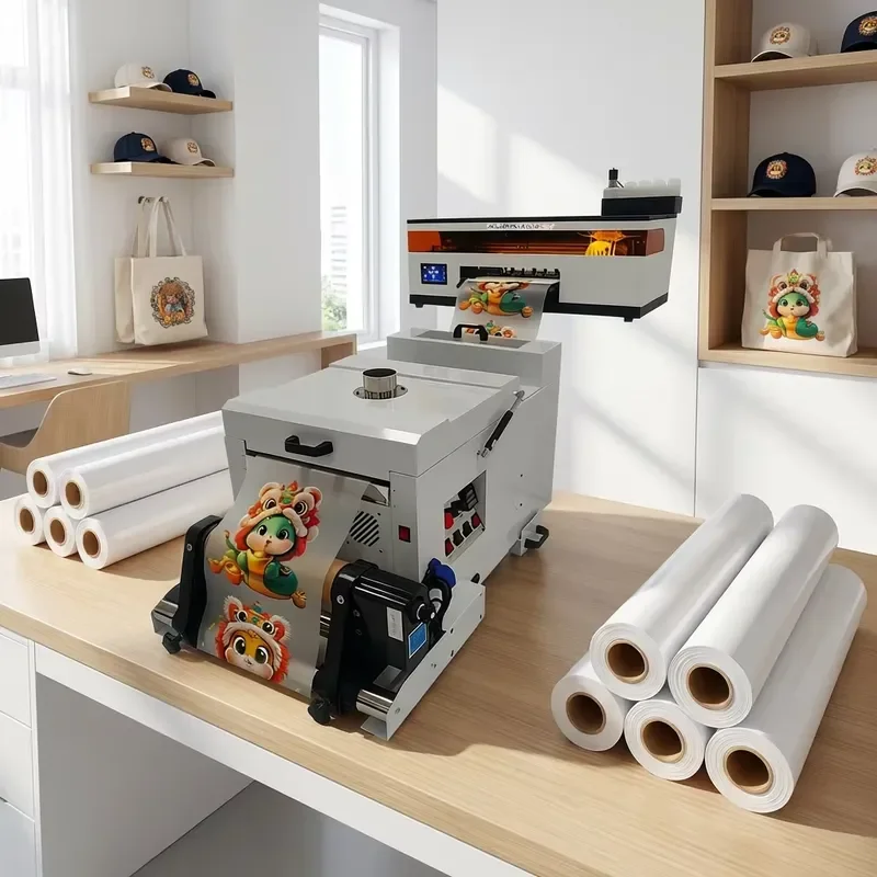 for Automatic T-shirt DTF Printer A3 30cm XP600 Easy-to-operate Transfer Printer with Laundry Reel