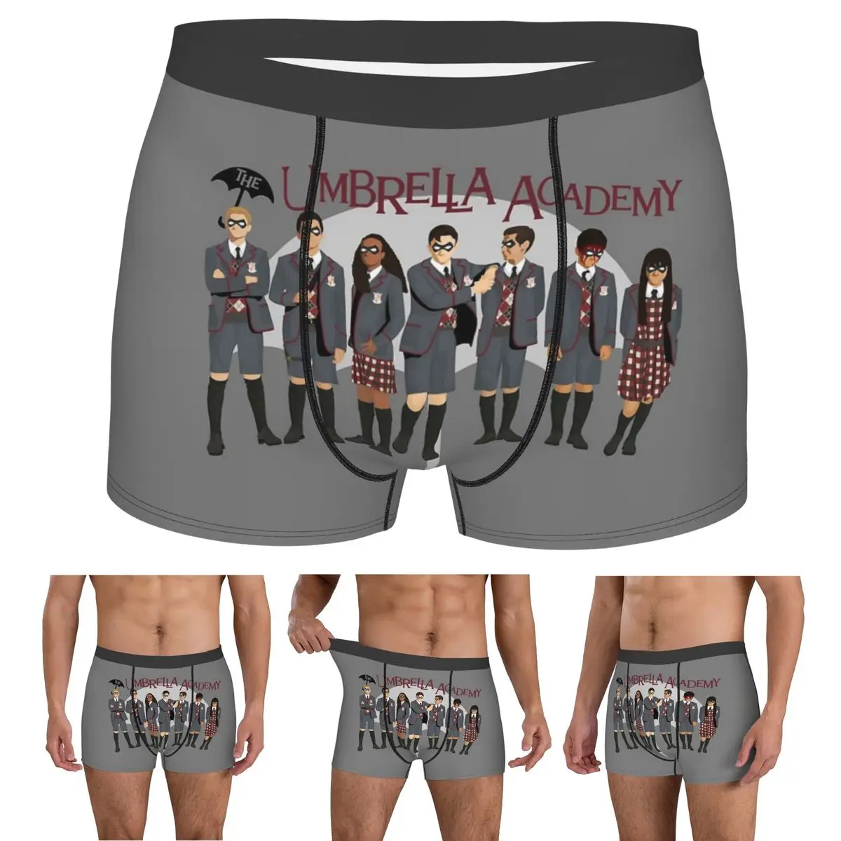 

Boxer Underpants Shorts The Umbrella Academy Group Panties Men Comfortable Underwear for Homme Man Boyfriend Gift