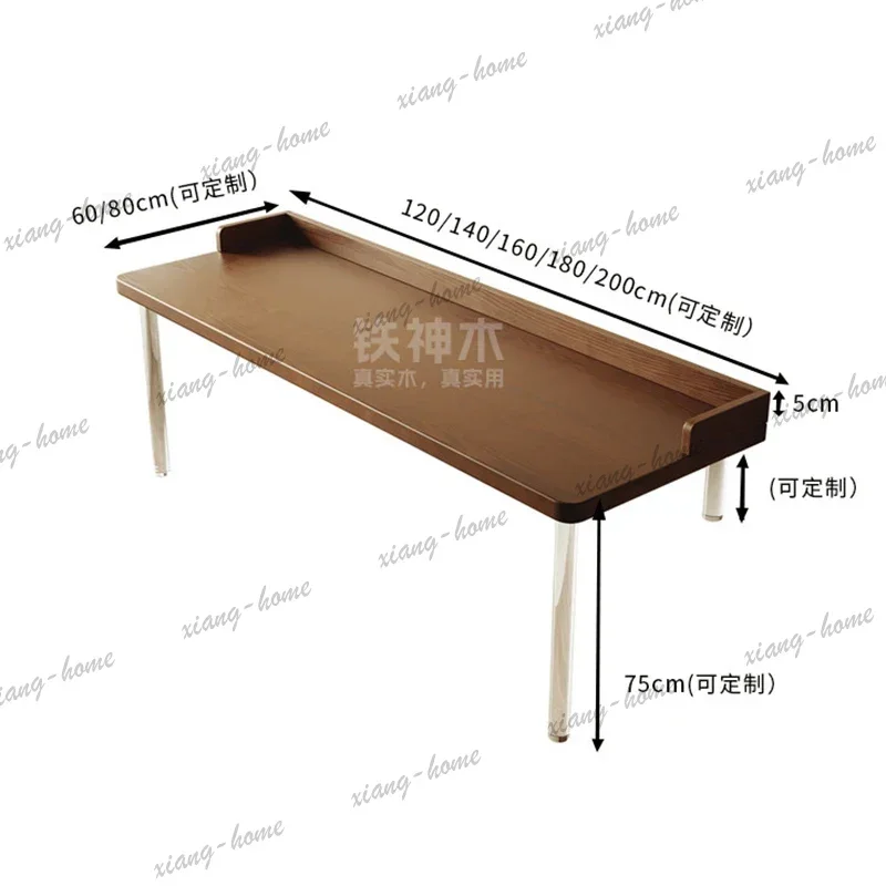 YJ Modern Acrylic Solid Wood Bay Window Floating Desk Nordic Creative Bedroom Computer Desk Study Furniture Birou Plutitor FYFD