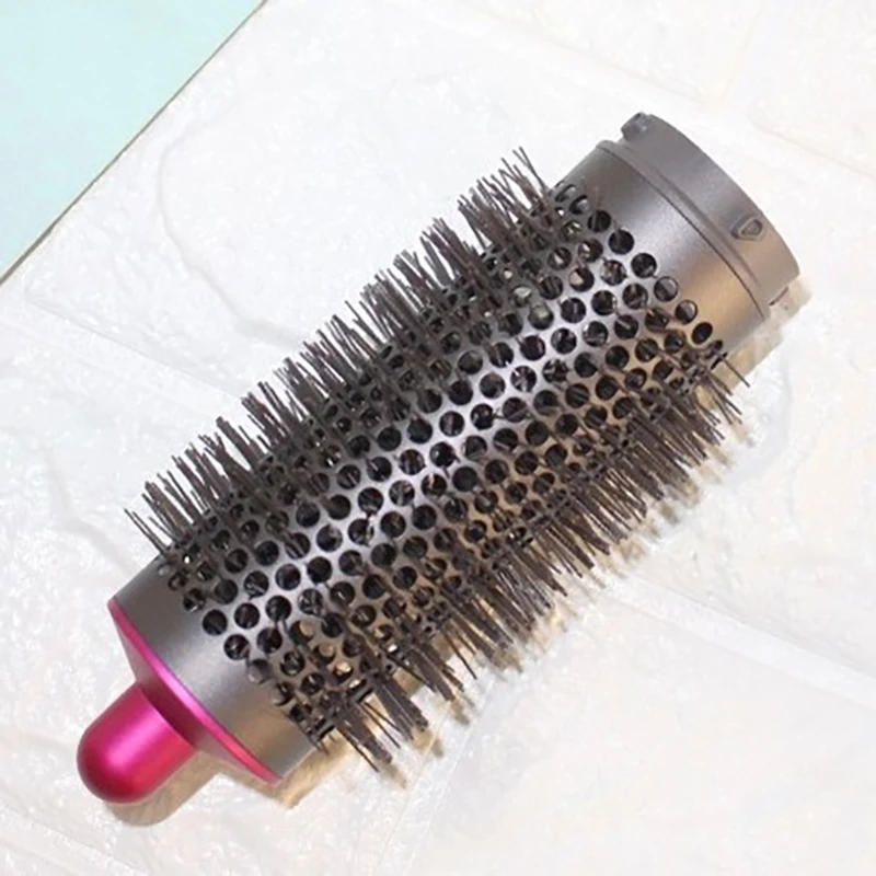 Hair Curler Hard Soft Bristle Cylinder Brush For Dyson Airwrap Hair Dryer Curling Barrel Iron Replacement Attachment Accessories