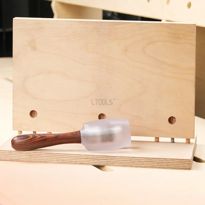 Professional Polycarbonate Hammer Durable Craftsmanship Hammer with Solid Wood Handle Wood Handle Mallet Installation Hand Tool