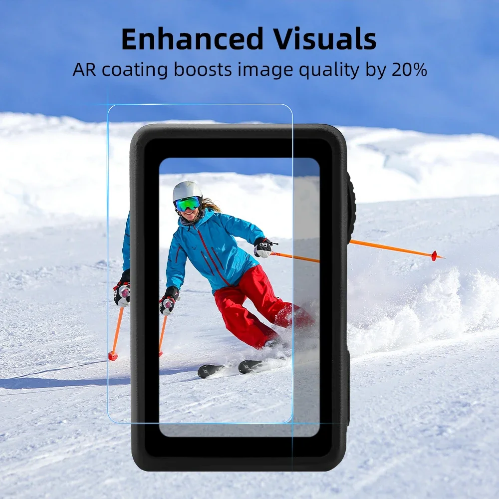 Защитная пленка для объектива камеры Flymile для DJI Osmo Action 5 Pro, сверхпрозрачная пленка из закаленного стекла AR для аксессуаров DJI Action 5 Pro