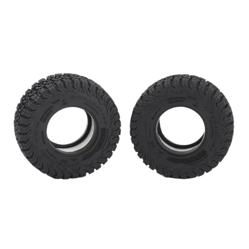 2x BFGoodrich All Terrain K02 1.7” Scale Tires for 1/10 Rock Crawler Car RC4WD TF2 Blazer/Gelande ii 2015 Defender D90 RC Body