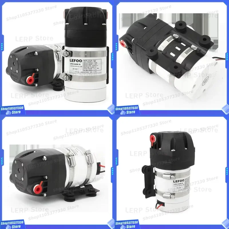 LEFOO Low Noise 8000h Brushless 36v Micro Water Ro Pump 5.5L/min Adjustable Speed for Commercial & Home Water