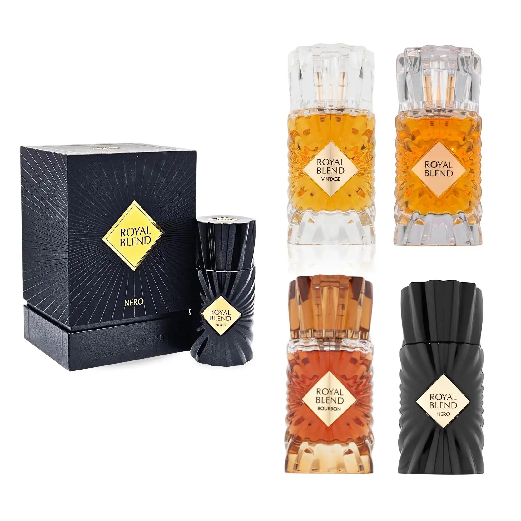 French Avenue Royal Blend series  EDP 100ml Nero, Vintage, Bourbon Extract, Extrait de Parfum