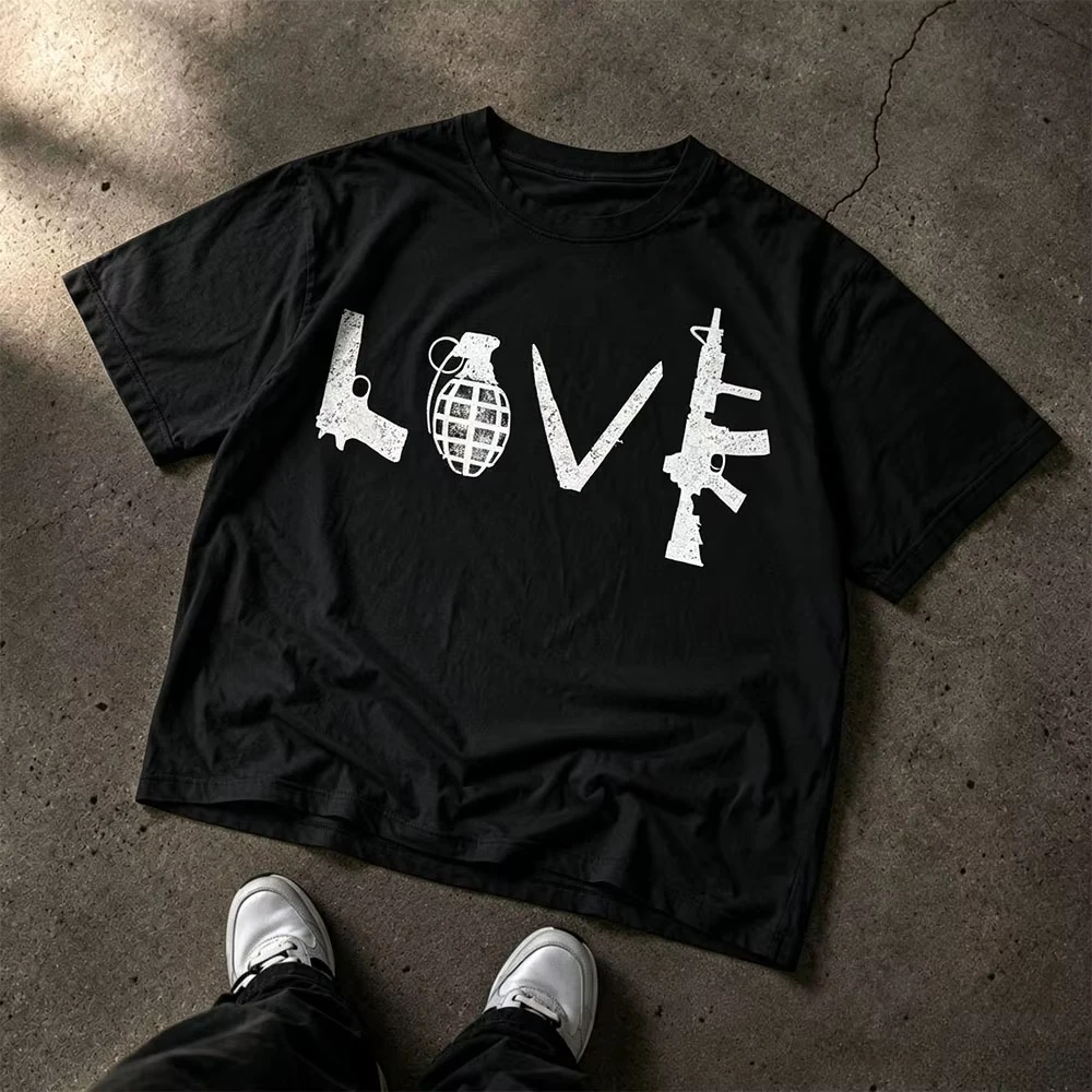 2026 New Cool Arrival_ Classic Y2K, 2000s Millennium-Era Style, Trendy Printed T-Shirt, “Garbage Rock” Oversiz
