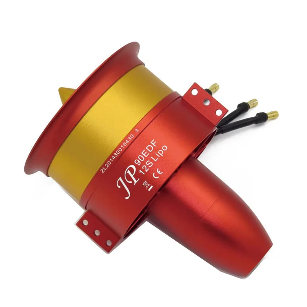 

JP Hobby 90mm Full Metal EDF 12 Blades 8S 4250KV 1750KV for RC Jet Plane High Speed Ducted Fan 6.1kg Thrust