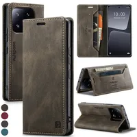 Magnetic Leather Flip Wallet Phone Case for XiaoMi 14T Pro 13T 13 12 12T 12S 12X 11T 11 Lite 10T Holder Cards Cover Coque Funda