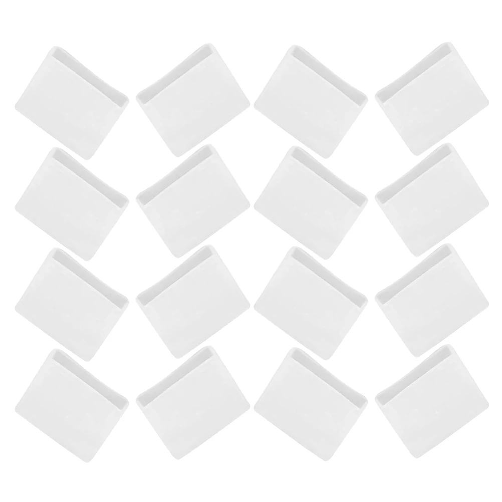 

50Pcs Transparent Silicone Pants Hanger Grips Non Slip Protection Strips Clear Clothes Hangers Covers Clothing Store Accessories